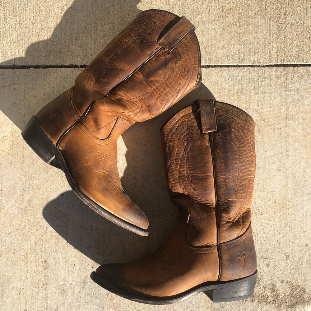 Frye western boots, cowboy boots